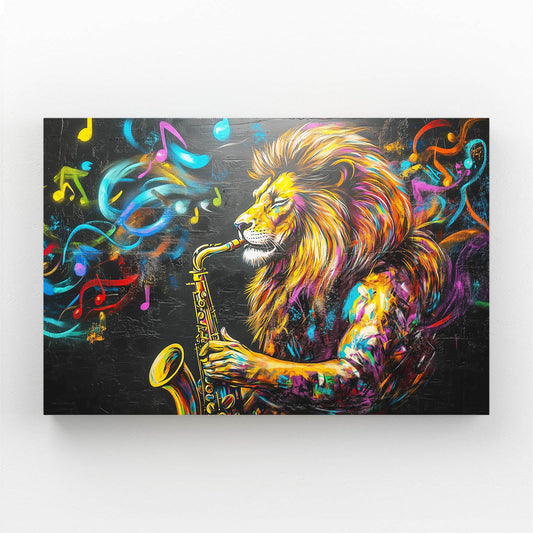 Musical Lion Wall Art