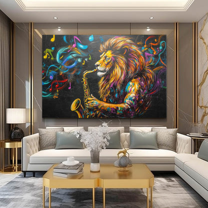 Musical Lion Wall Art