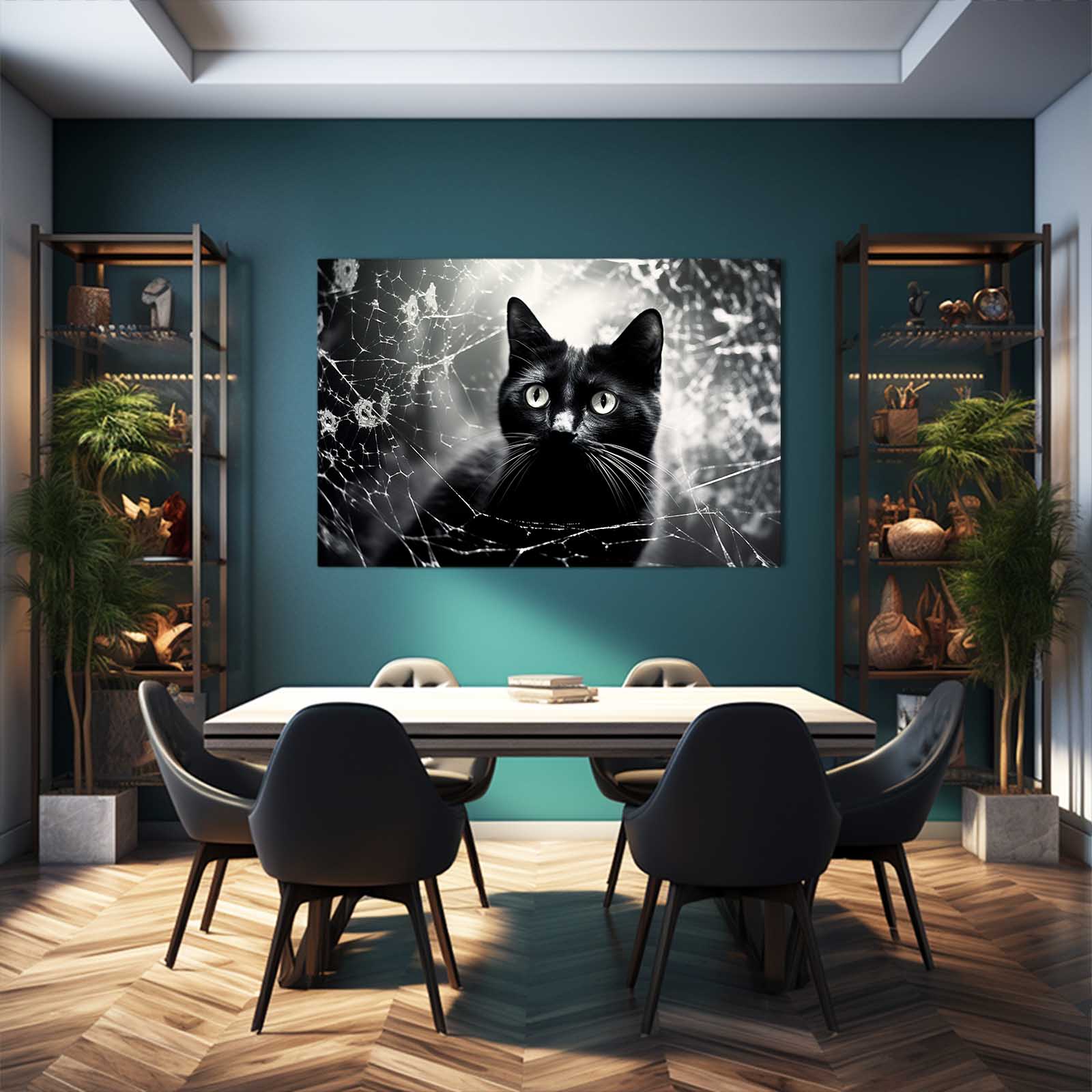 Mysterious Cat Wall Art