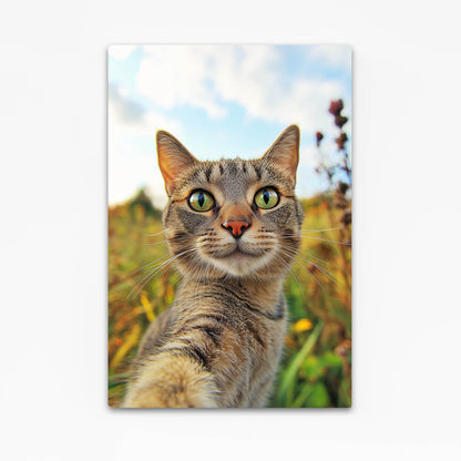 Nature Selfie Cat Art