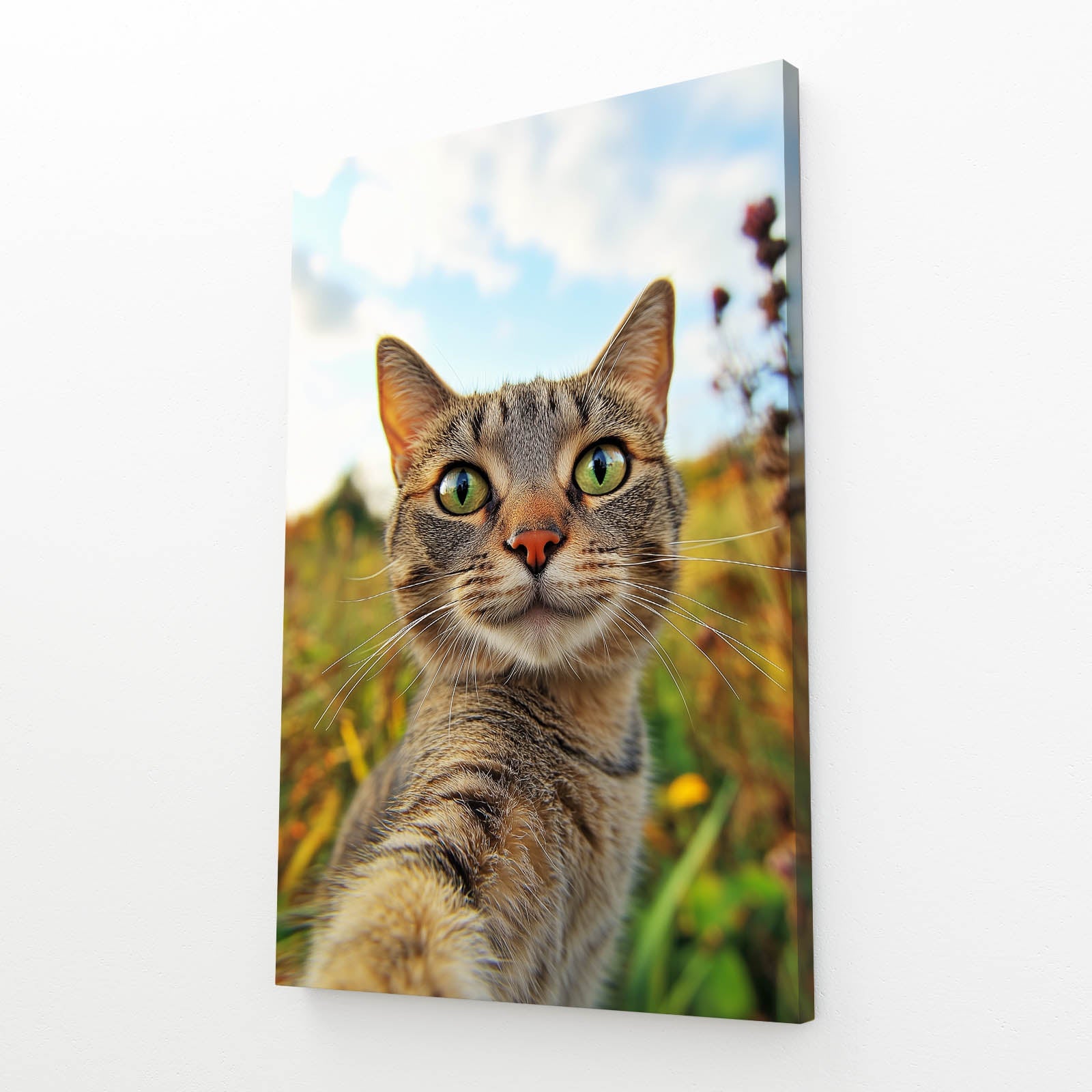 Nature Selfie Cat Art
