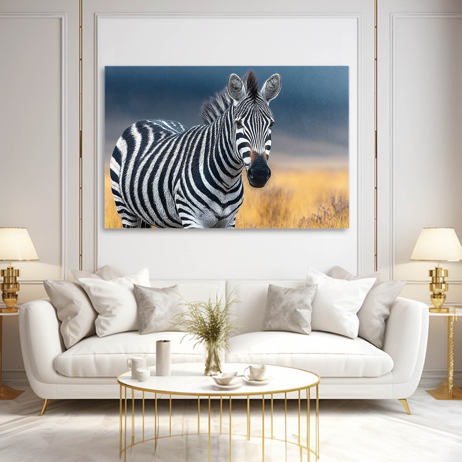 Nature Zebra Prints – styled in a furnished interior