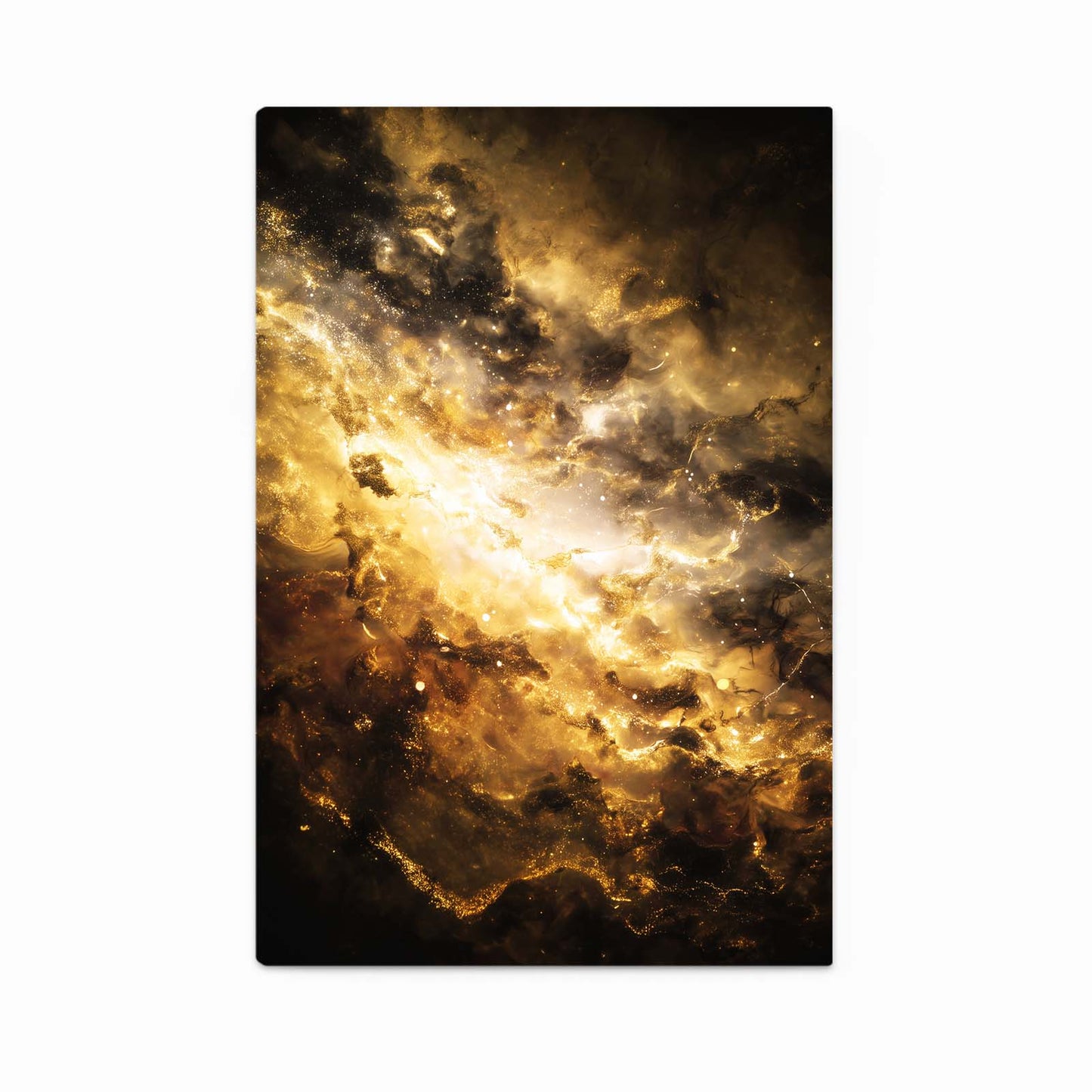 Nebula Gold Cloud Wall Art – nebula gold cloud gold canvas print
