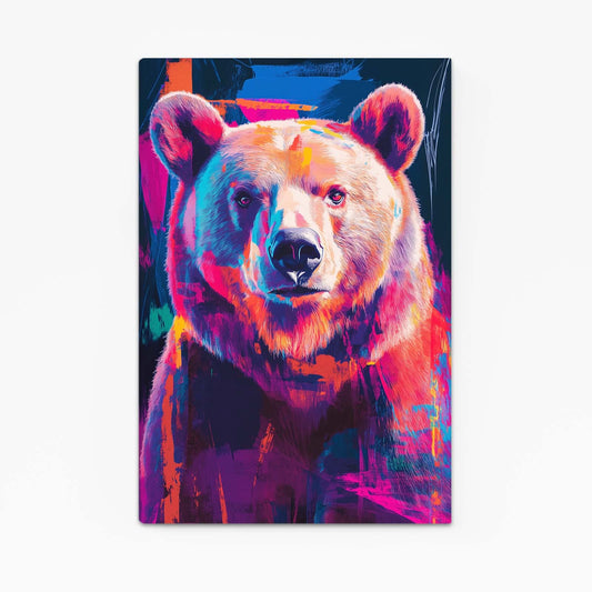 Neon Bear Art