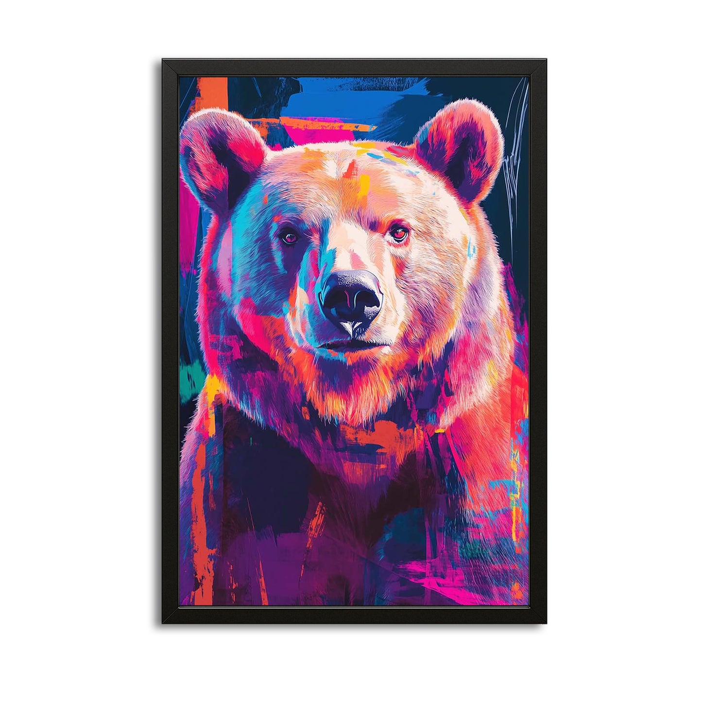 Neon Bear Art