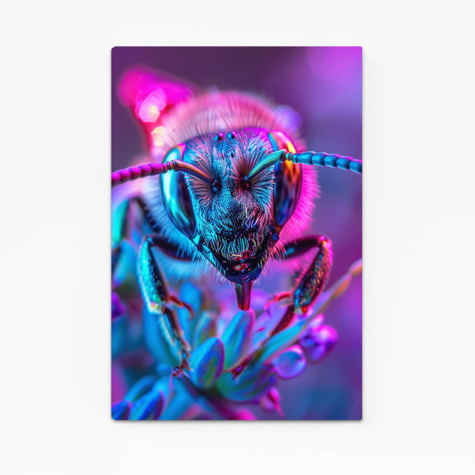 Neon Glow Bee Art
