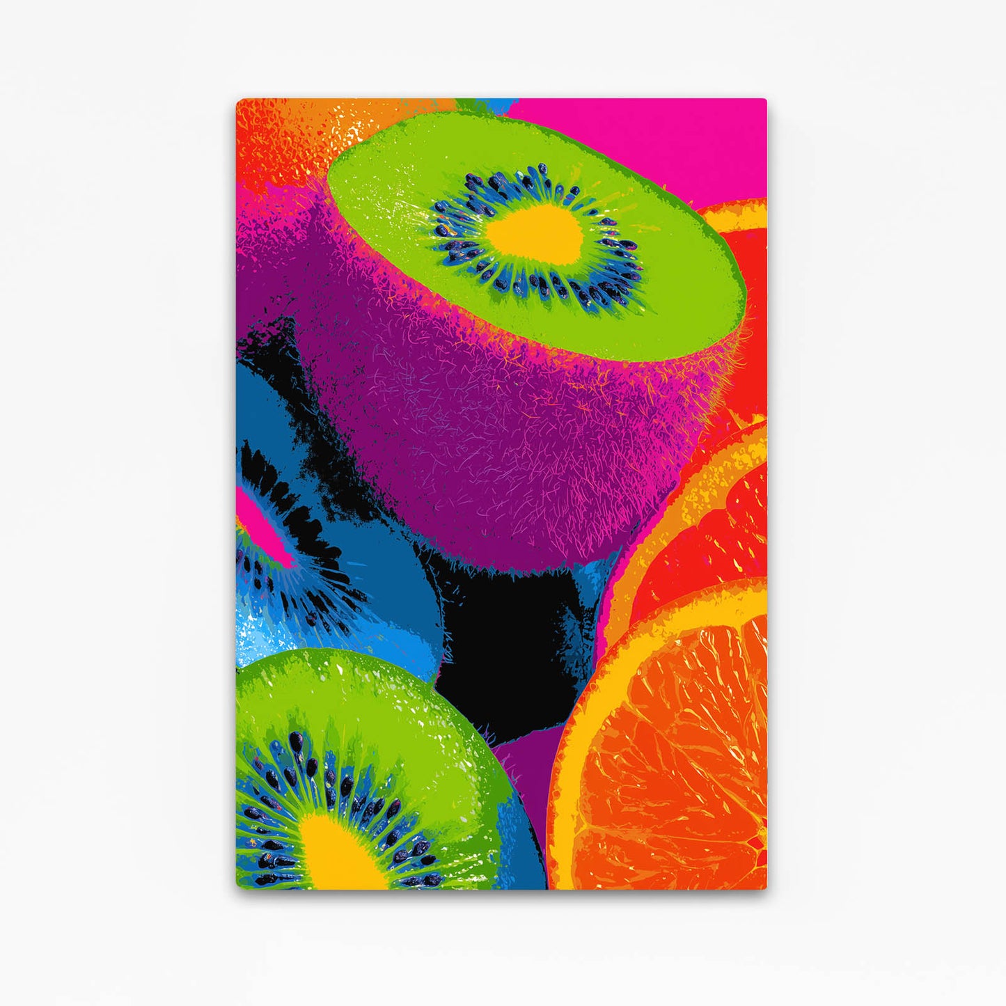 Neon Kiwi Citrus Fruit Canvas – neon kiwi citrus fruit canvas print