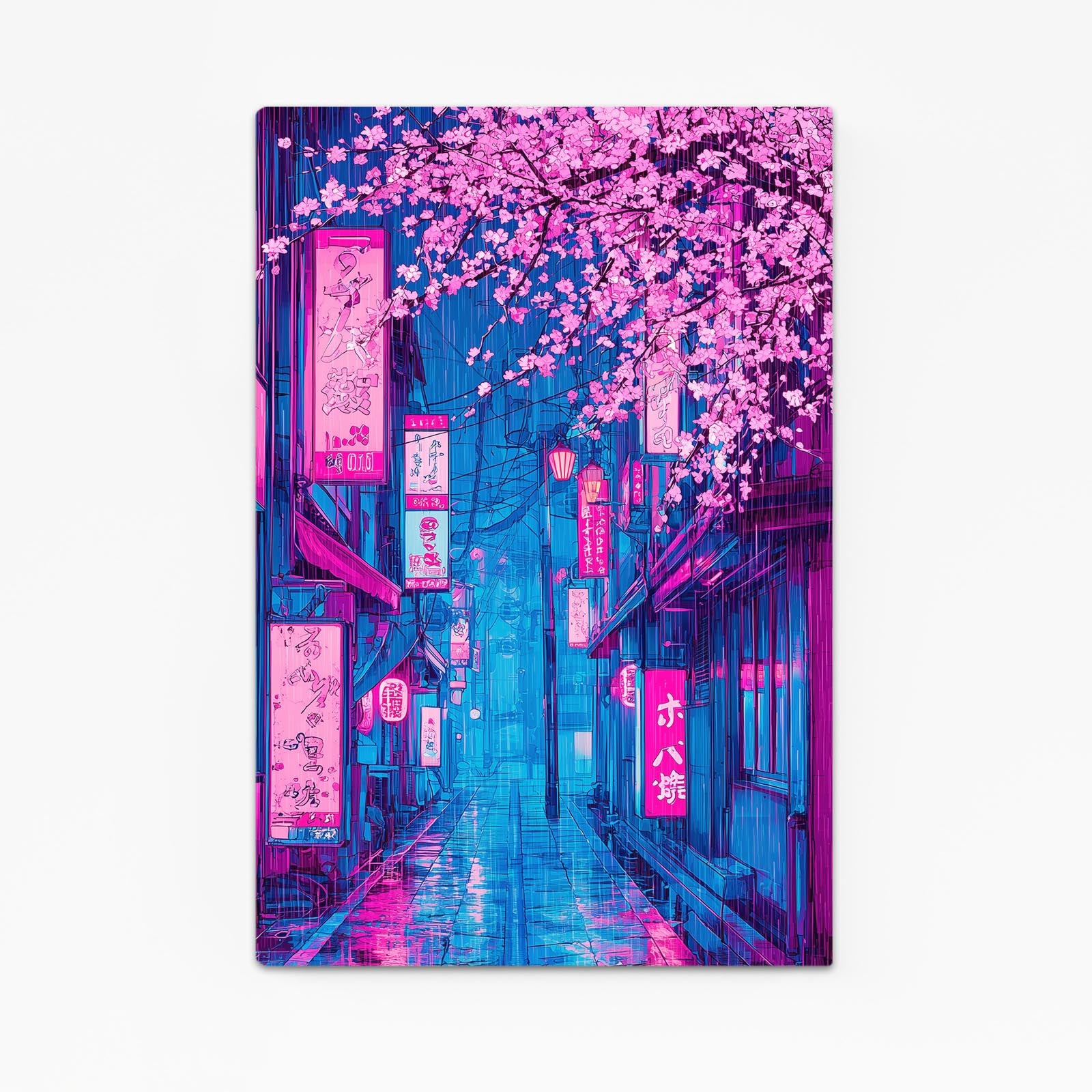 Neon Street Signs Cherry Blossom Prints – neon street signs cherry blossom canvas print