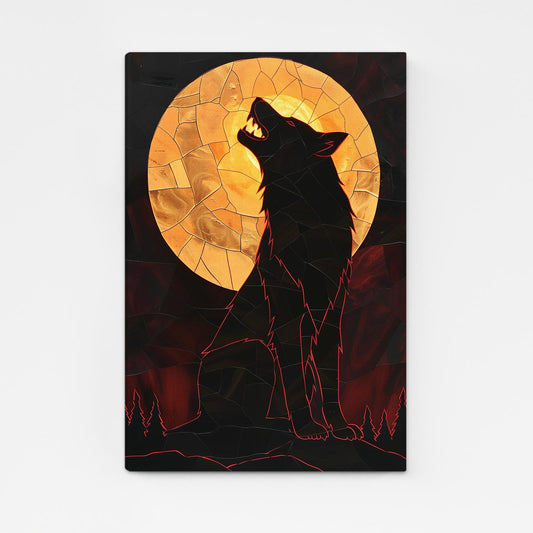 Night Wolf Wall Art