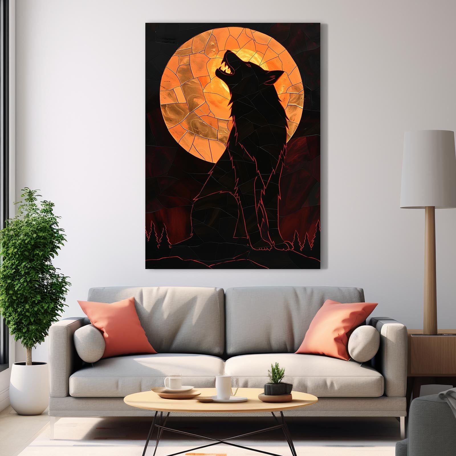 Night Wolf Wall Art