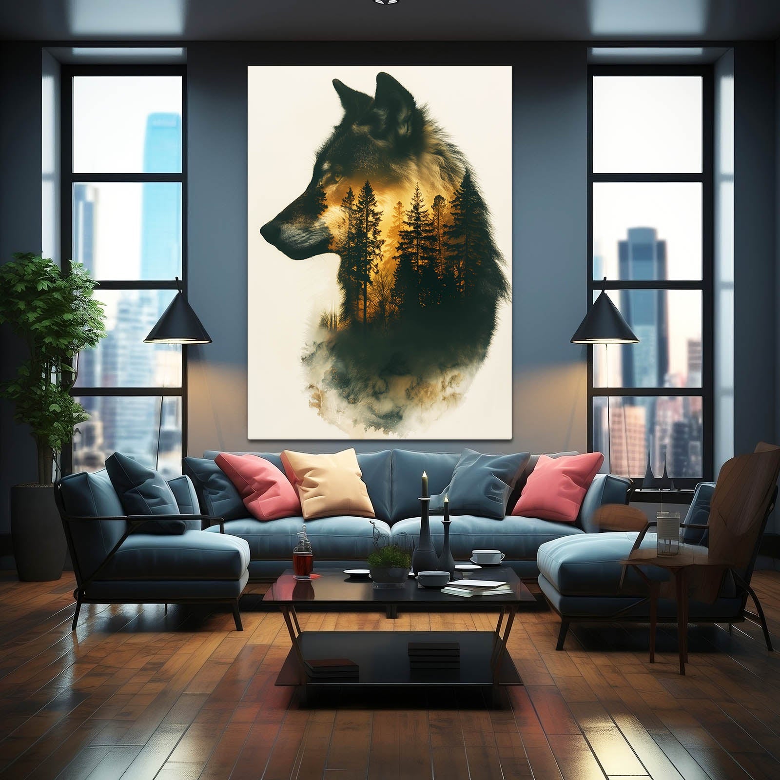 Nordic Wolf Art