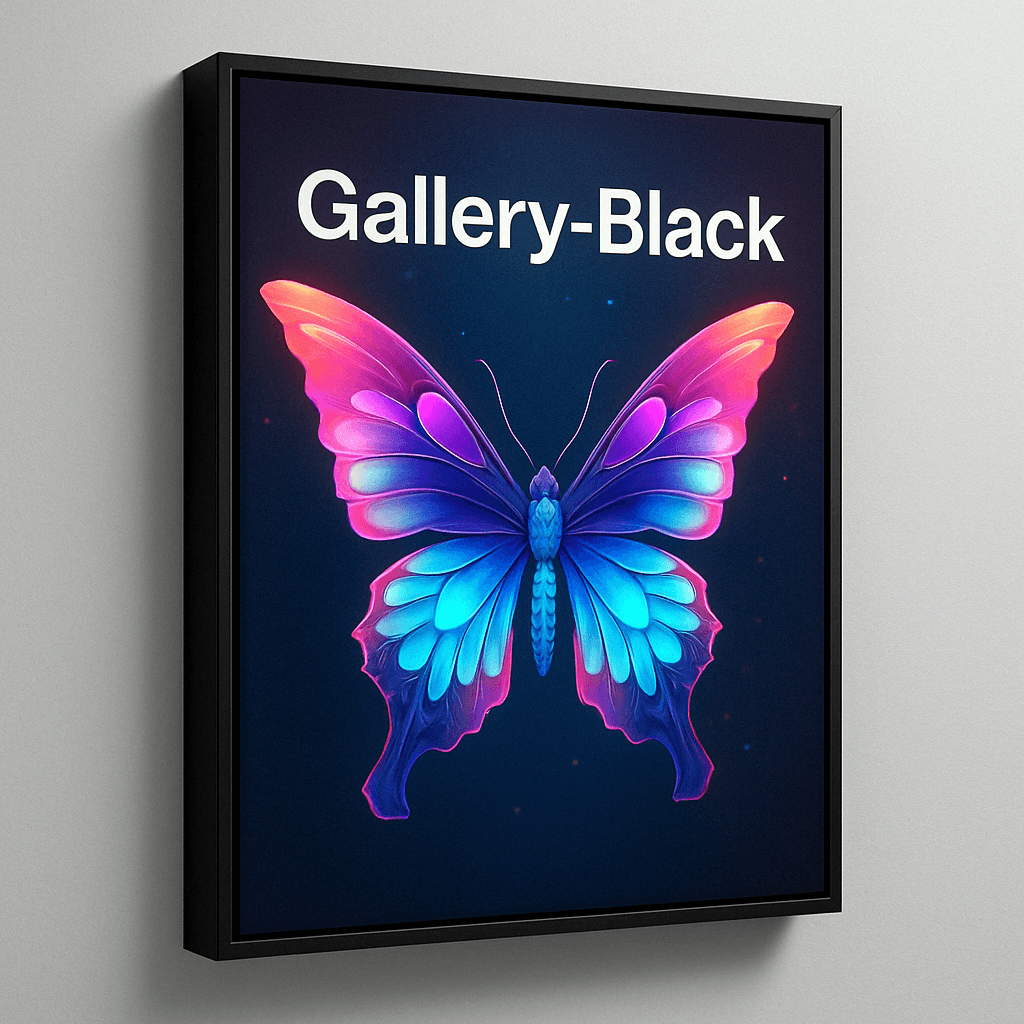 Ocean Light Shark Photography Canvas — contemporary canvas print, styled in a furnished interior
