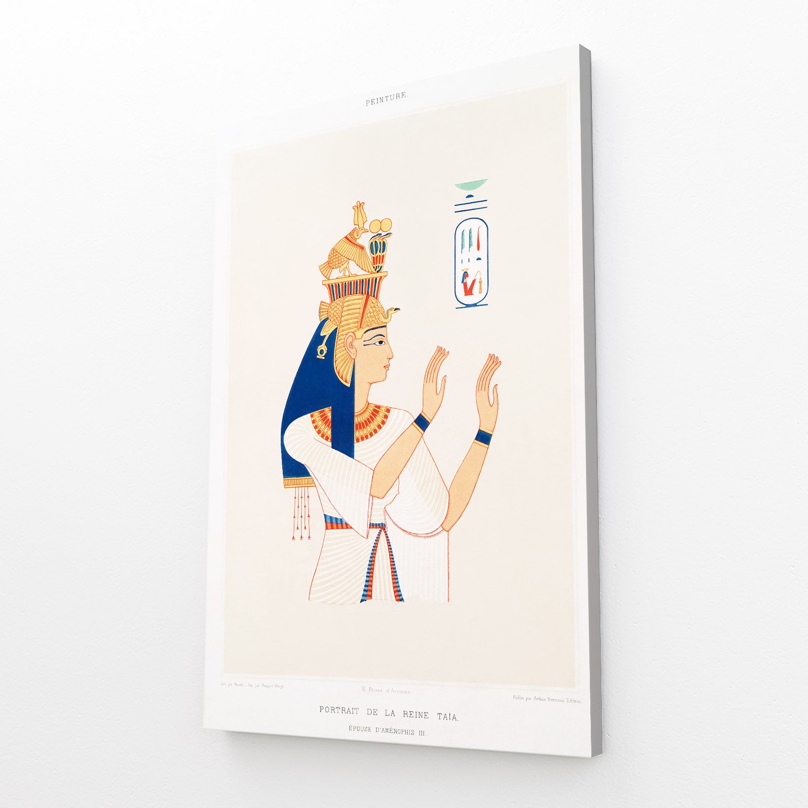 Offering Ritual Illustration Egyptian Art – offering ritual illustration egyptian canvas print