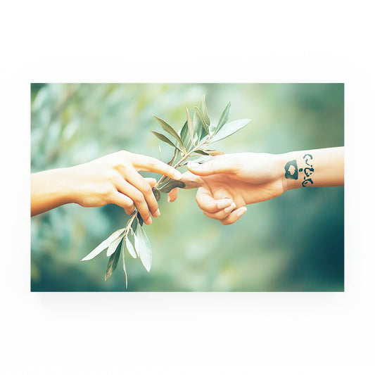 Olive Branch Handoff Peace Canvas Art – olive branch handoff peace canvas print