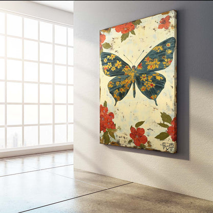 Oriental Butterfly Wall Art