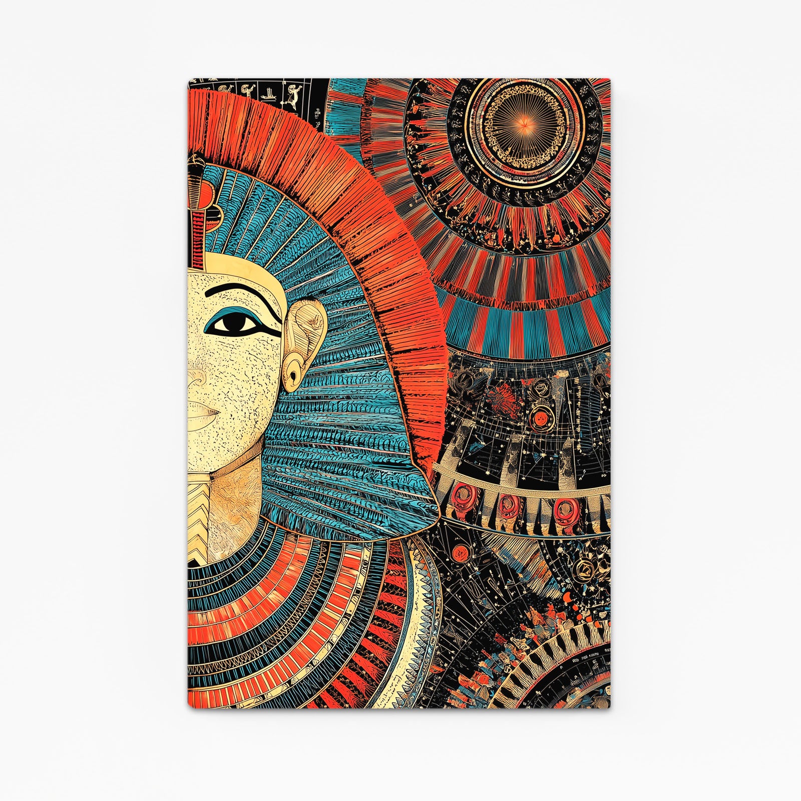 Ornate Queen Portrait Egyptian Wall Decor – ornate queen portrait egyptian canvas print