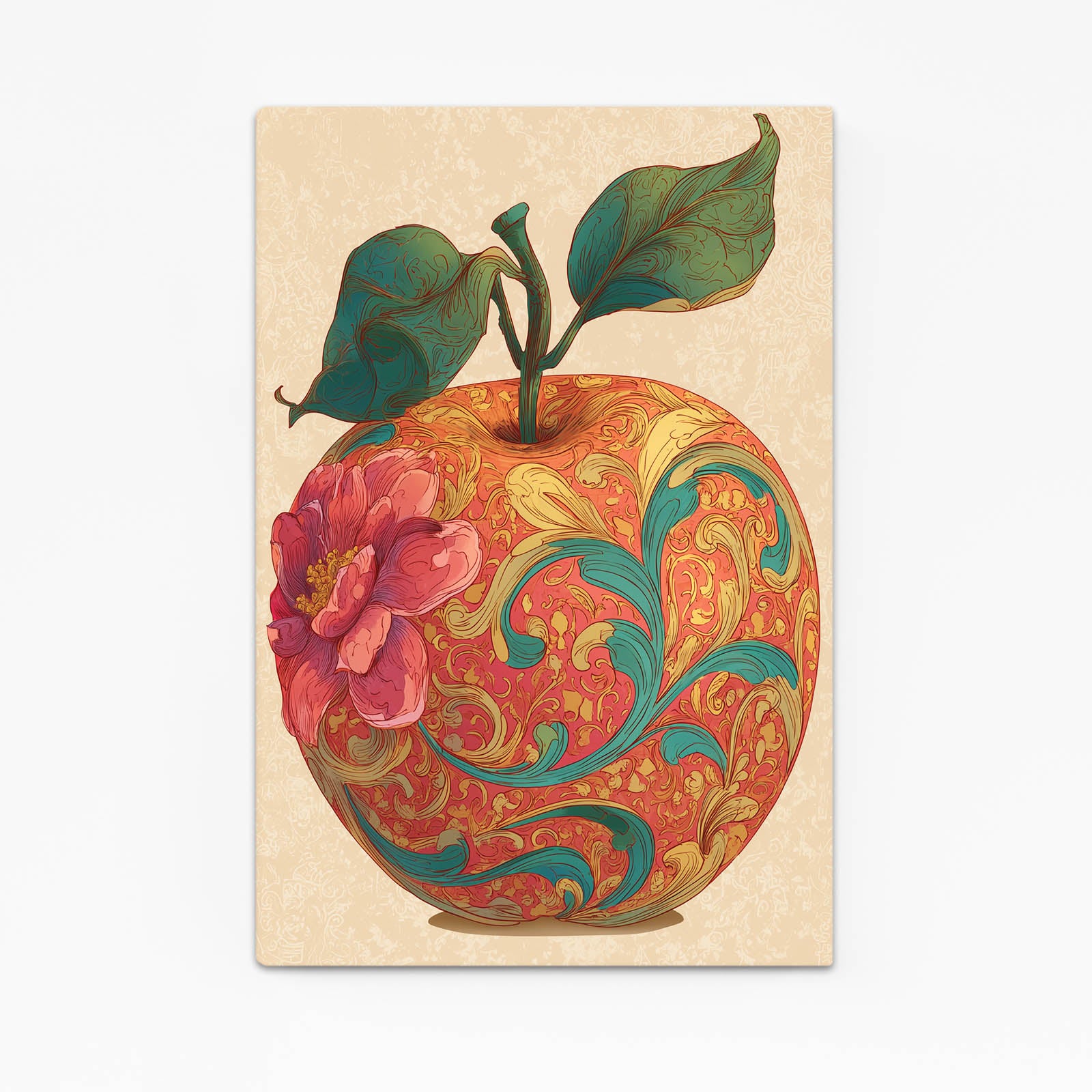 Paisley Vintage Apple Canvas Art – paisley vintage apple canvas print