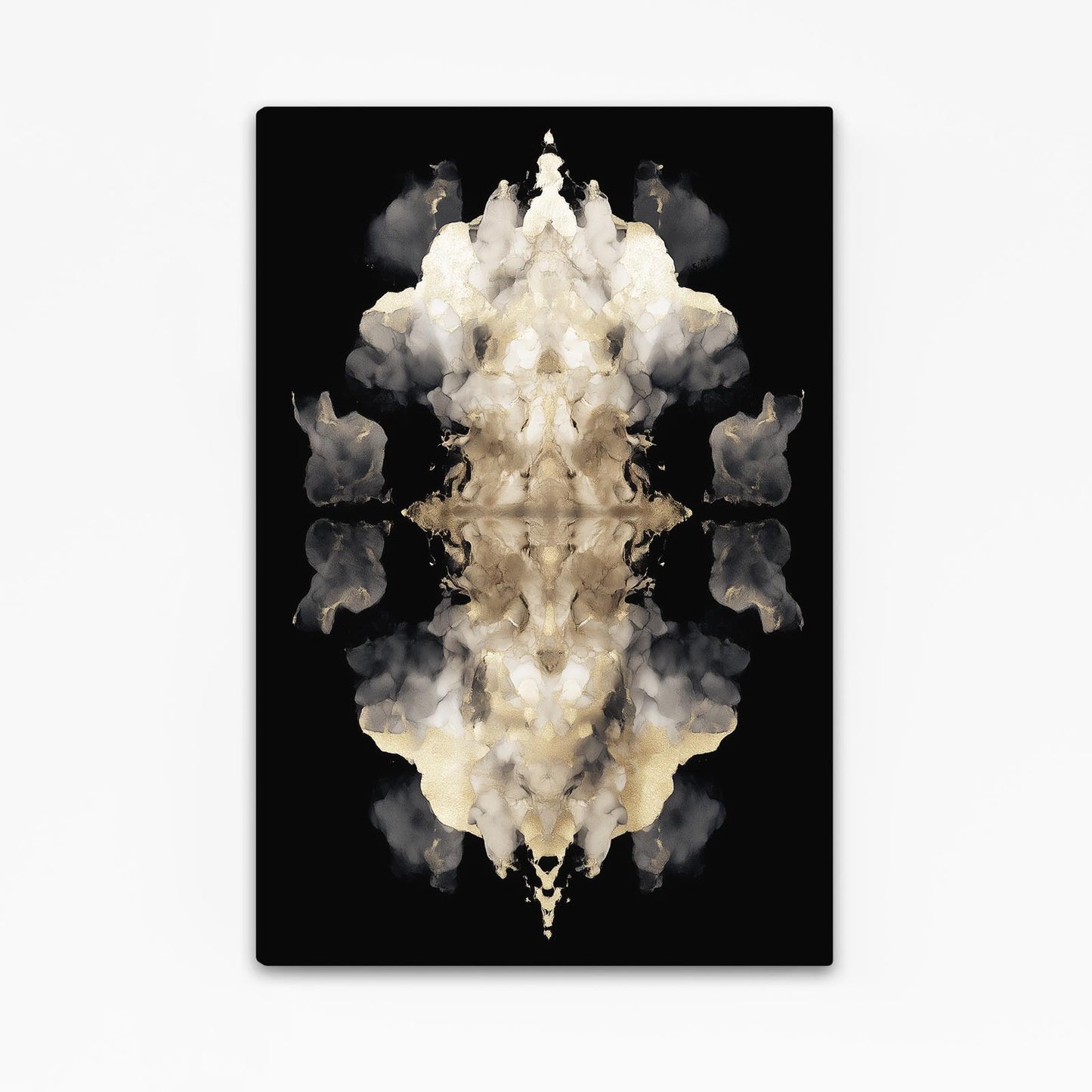 Pale Ink Blot Gold Canvas – pale ink blot gold canvas print