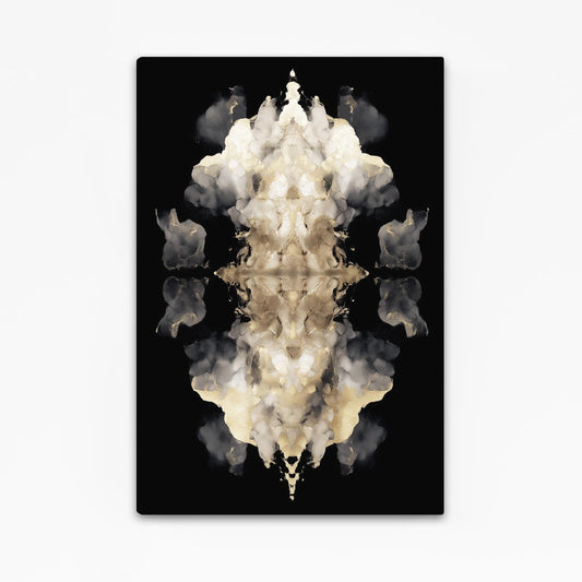 Pale Ink Blot Gold Canvas – pale ink blot gold canvas print