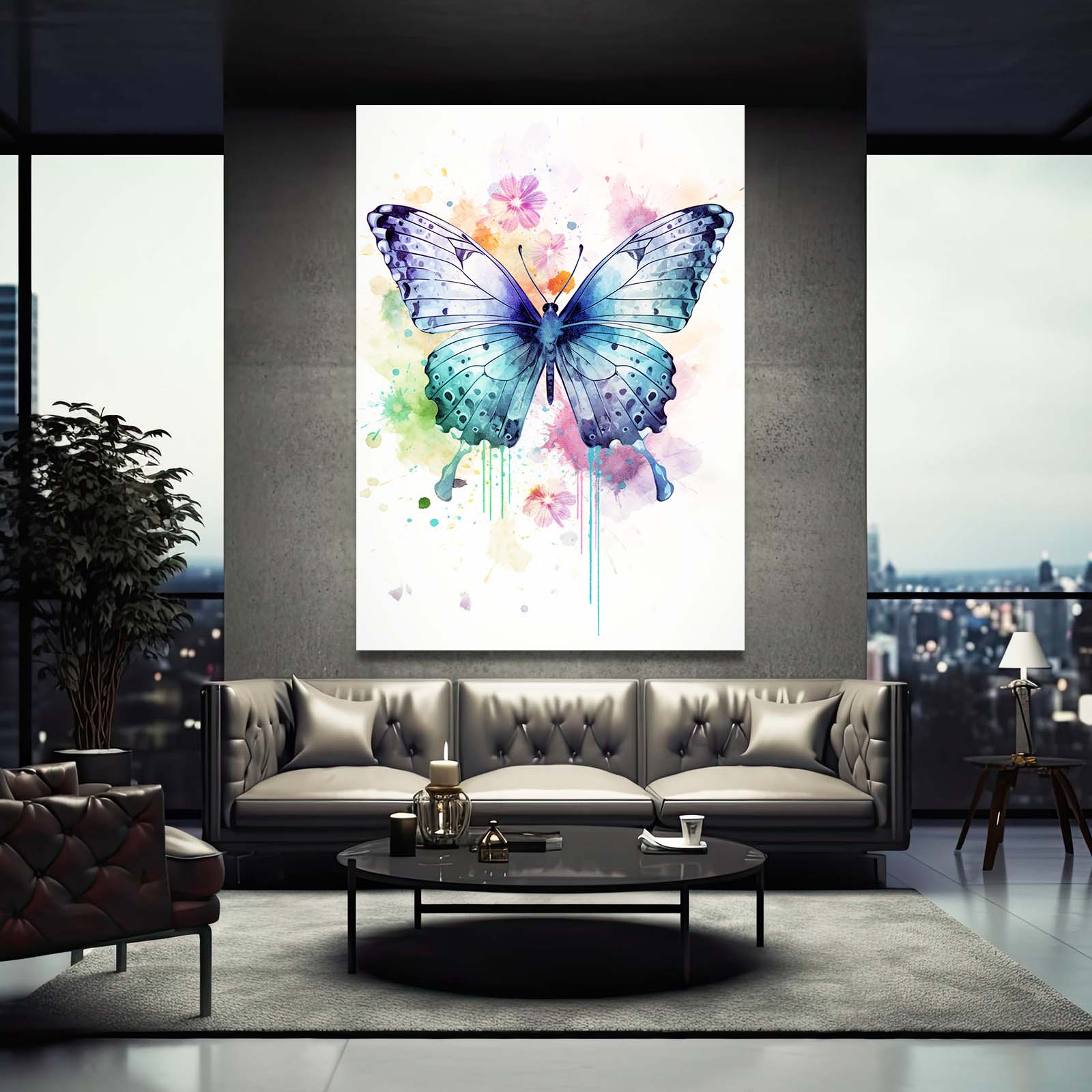 Pastel Butterfly Wall Art