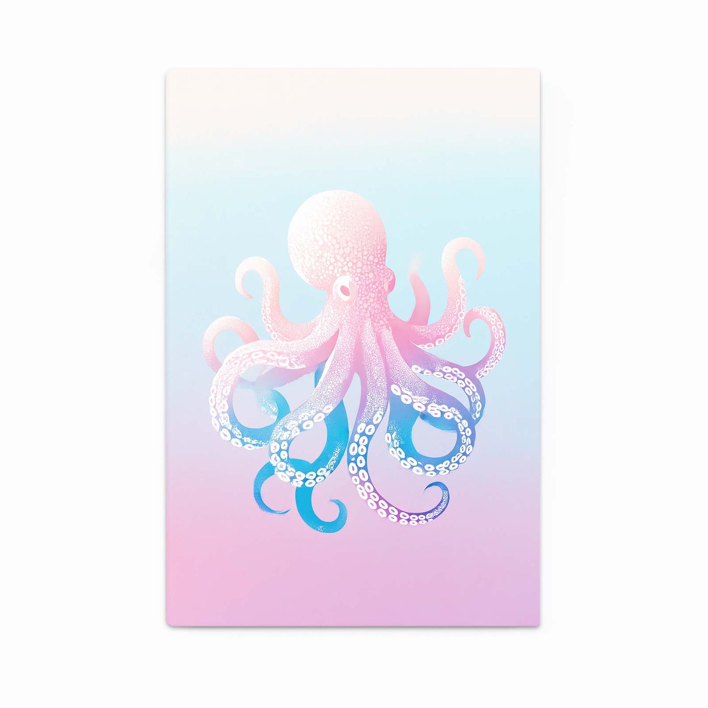 Pastel Sky Drift Octopus Wall Decor – pastel sky drift octopus canvas print