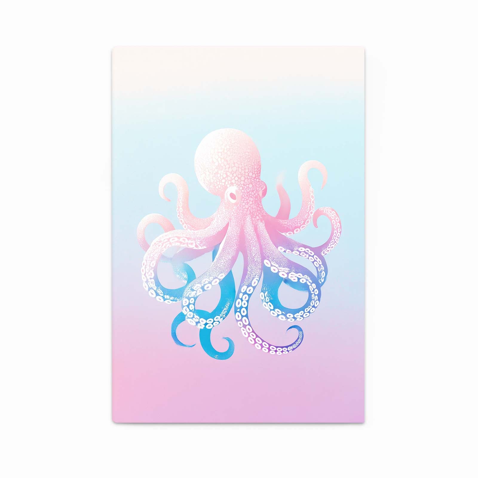 Pastel Sky Drift Octopus Wall Decor – pastel sky drift octopus canvas print