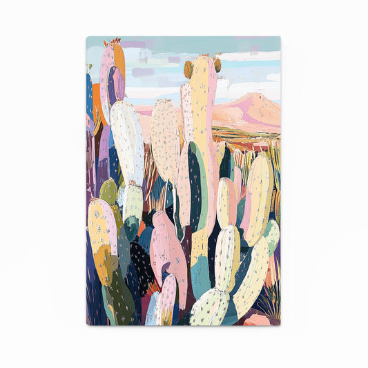 Patchwork Desert Ridge Cactus Art – patchwork desert ridge cactus canvas print