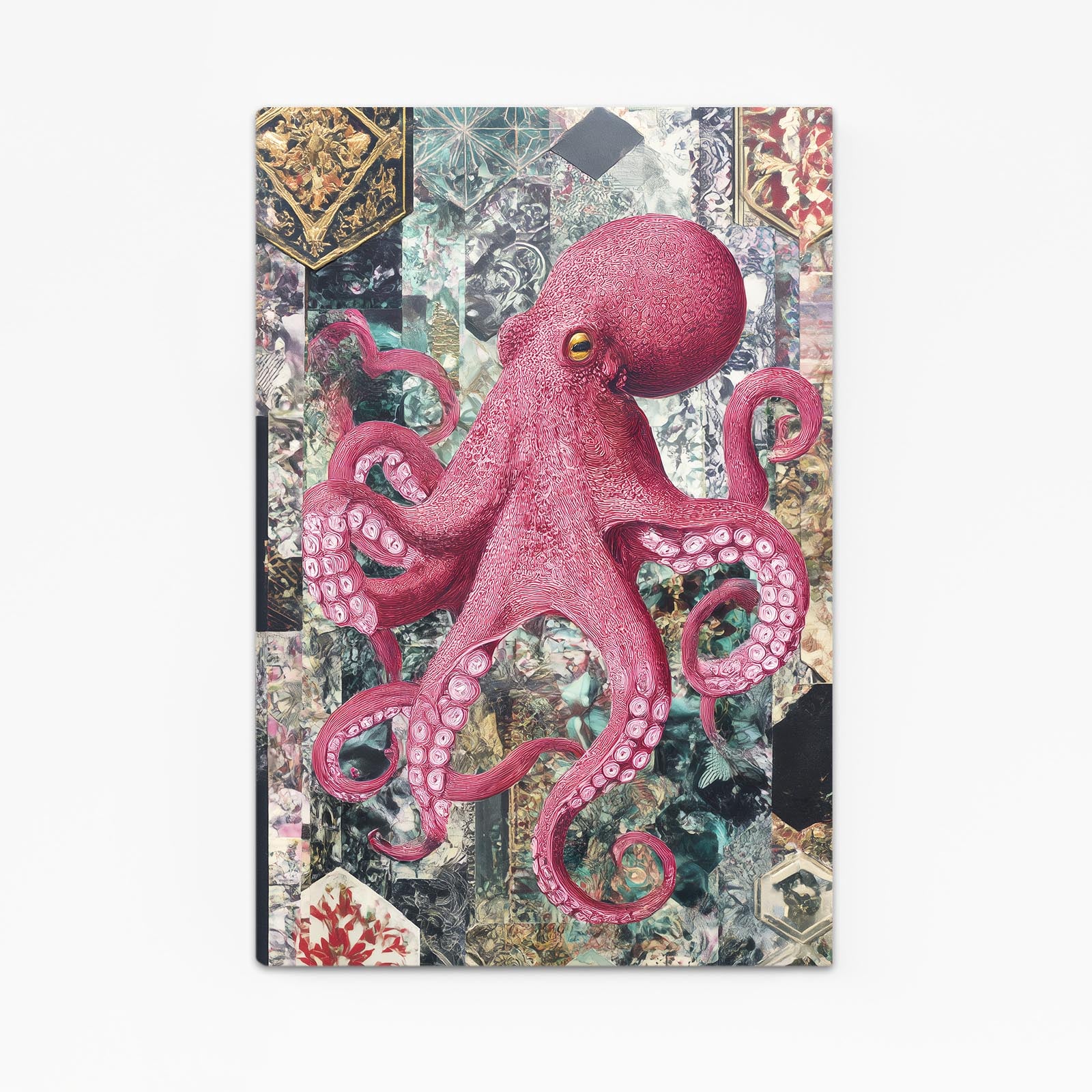 Patchwork Tile Octopus Canvas – patchwork tile octopus canvas print