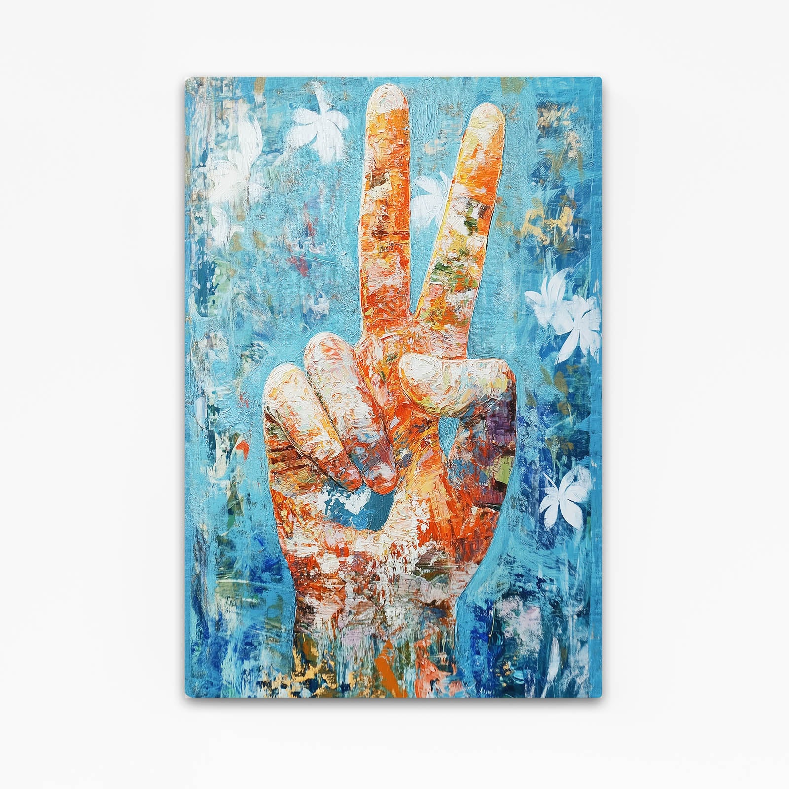 Peace Sign Doves Canvas – peace sign doves peace canvas print