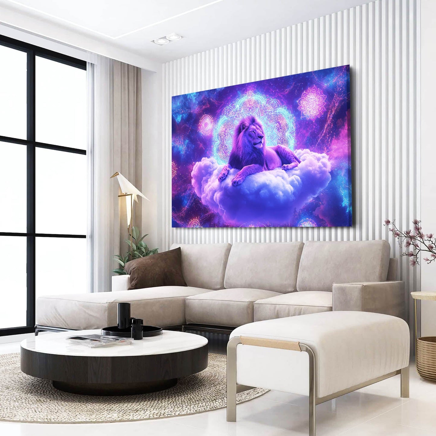 Peaceful Dream Lion Wall Art