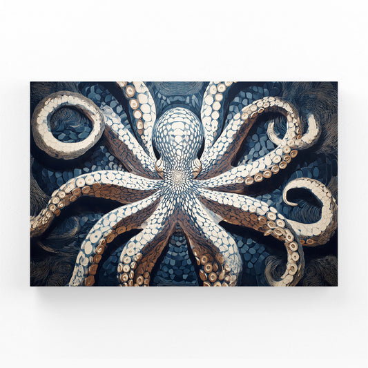 Pearl Sucker Study Octopus Wall Art – pearl sucker study octopus canvas print