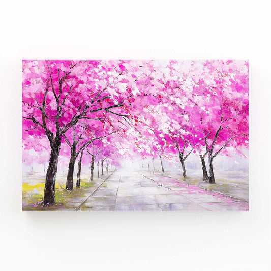 Petal Avenue Cherry Blossom Art – petal avenue cherry blossom canvas print