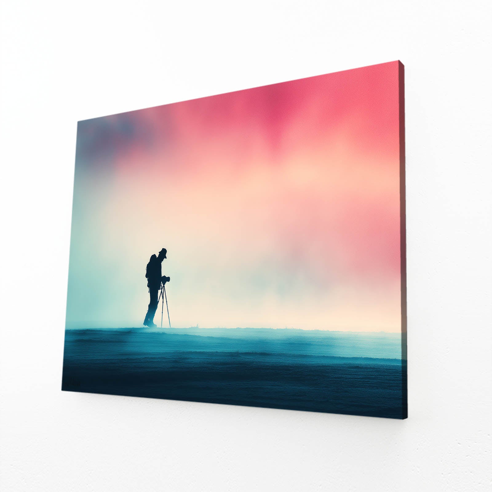 Photographer Pink Sky Photography Canvas – angled canvas view on white background