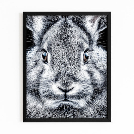 Photography Bunny Prints – canvas print on white background