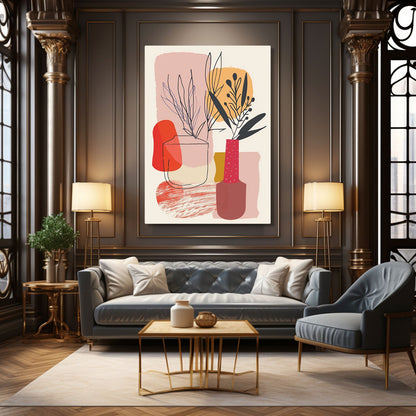 Pink Boho Wall Art