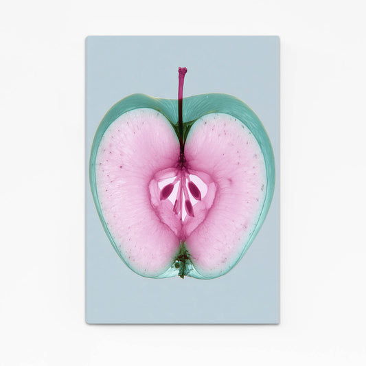 Pink Heart Slice Apple Prints – pink heart slice apple canvas print
