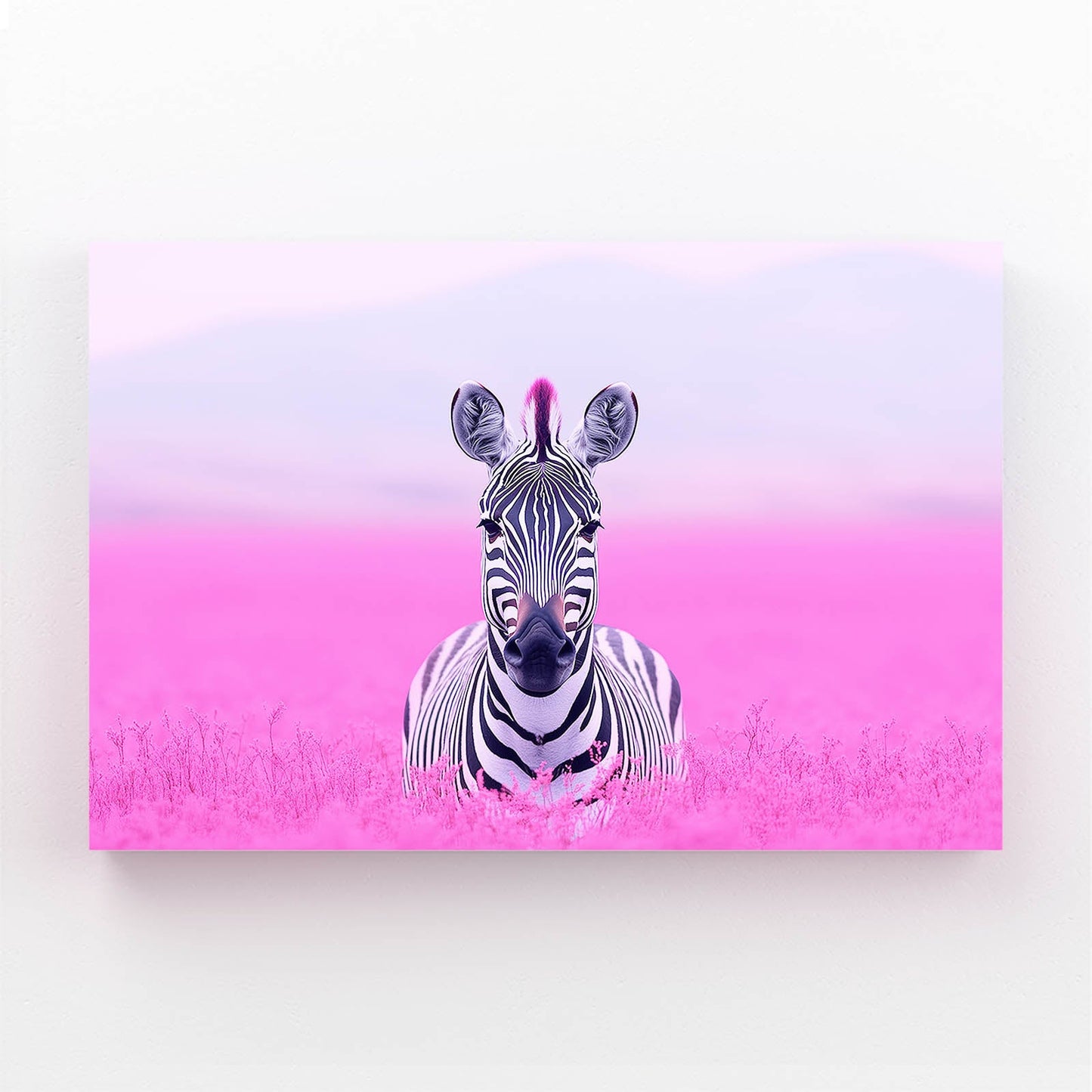 Pink Zebra Canvas – pink canvas print