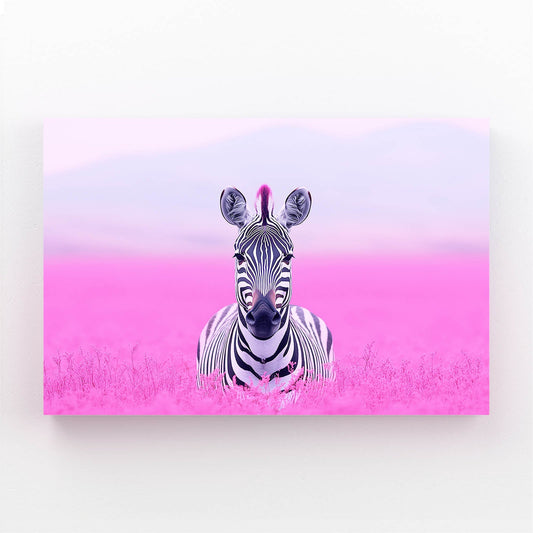 Pink Zebra Canvas – pink canvas print