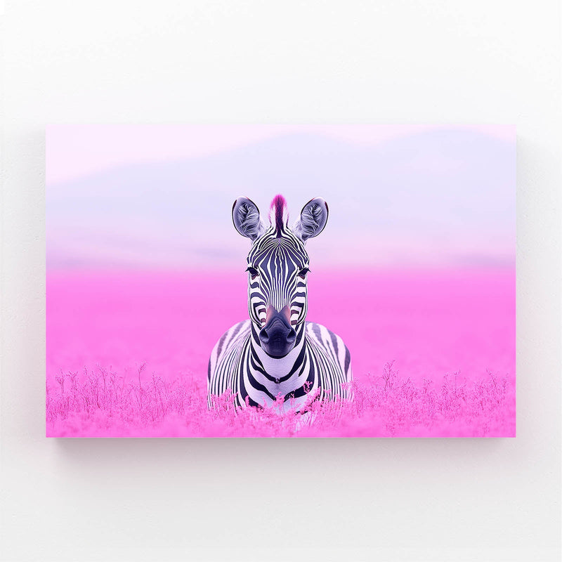 Pink Zebra Canvas – pink canvas print