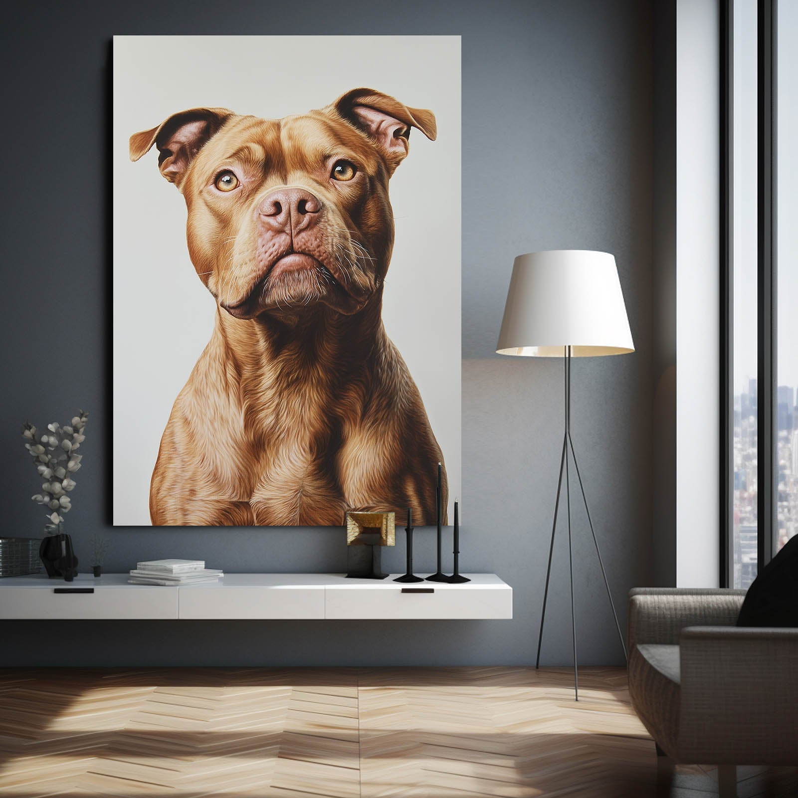 Pitbull Dog Artwork