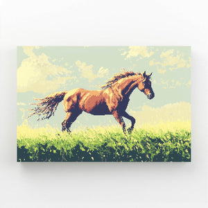 Pixel Horse Artwork
