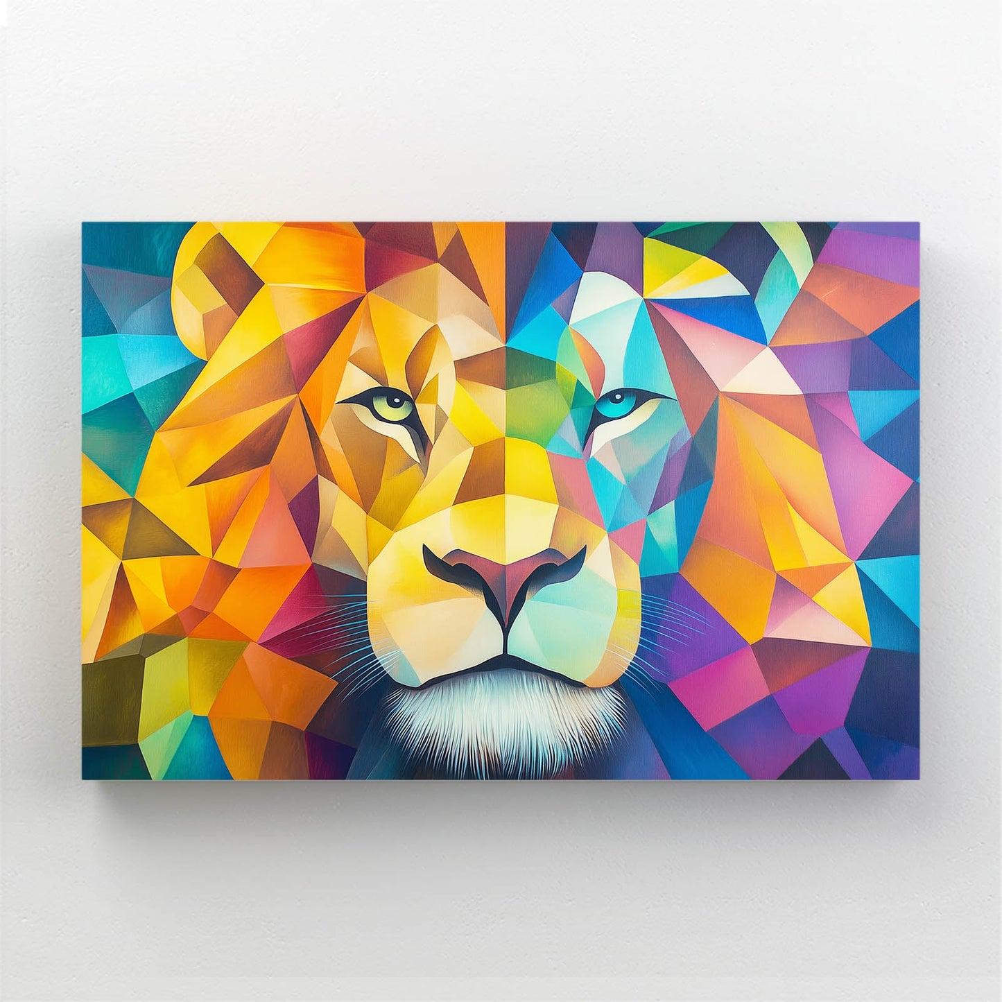 Polygon Lion Art