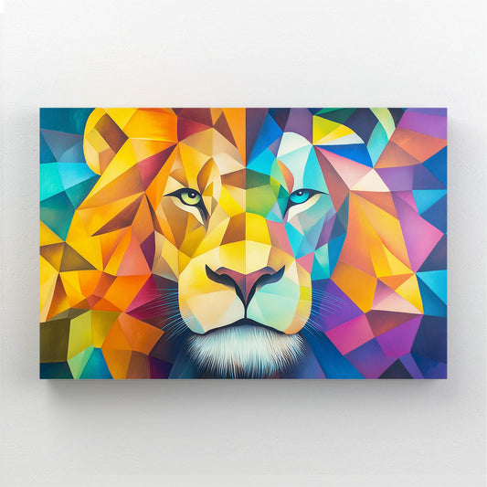 Polygon Lion Art