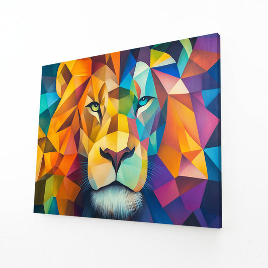 Polygon Lion Art
