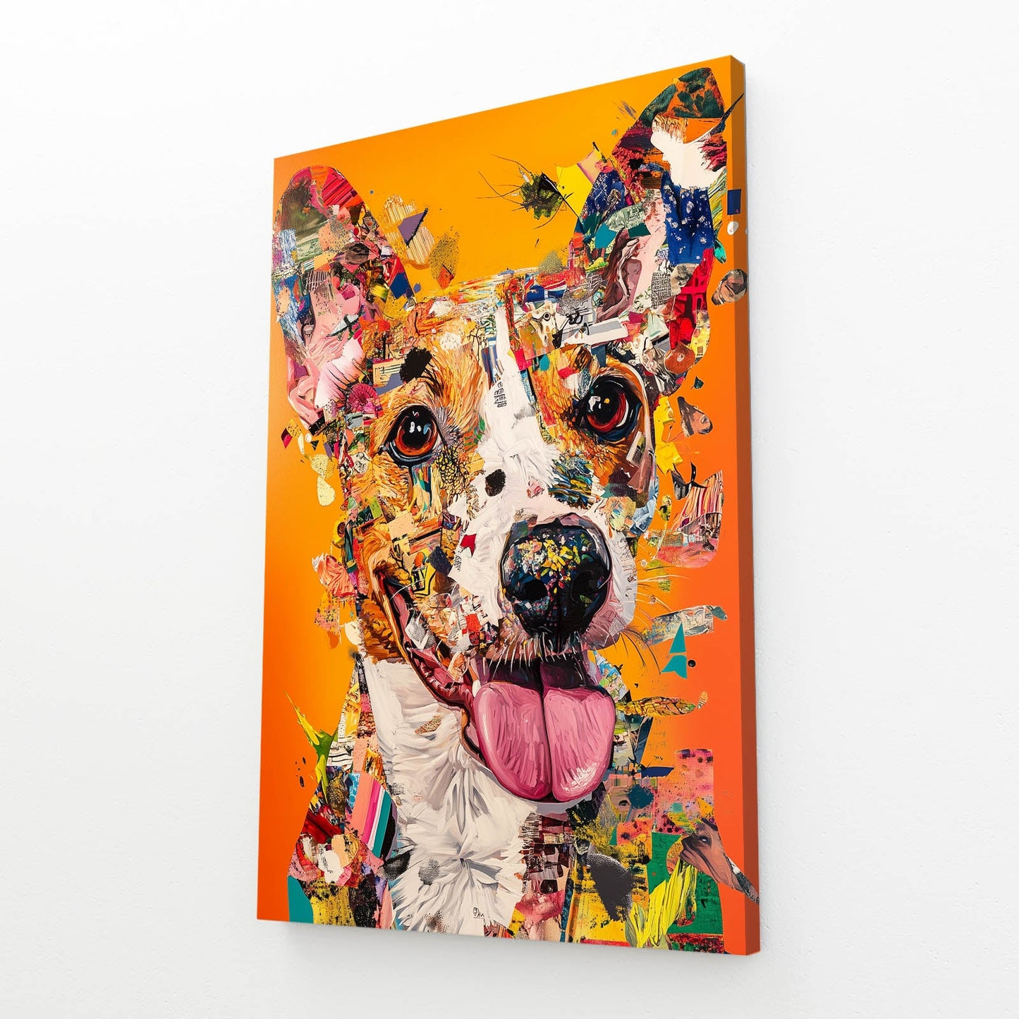 Pop Art Dog Painting