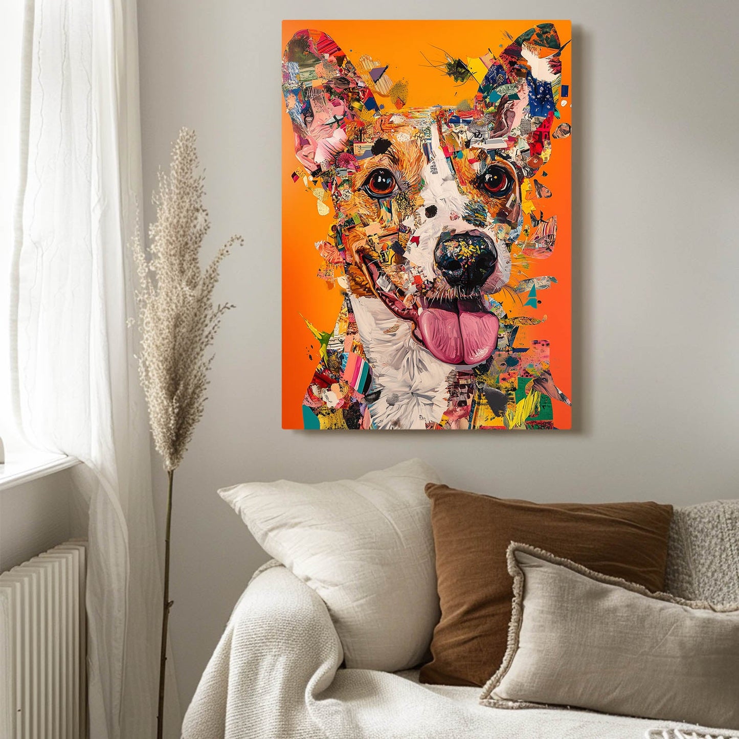 Pop Art Dog Painting