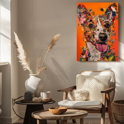 Pop Art Dog Painting