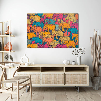 Pop Art Elephants