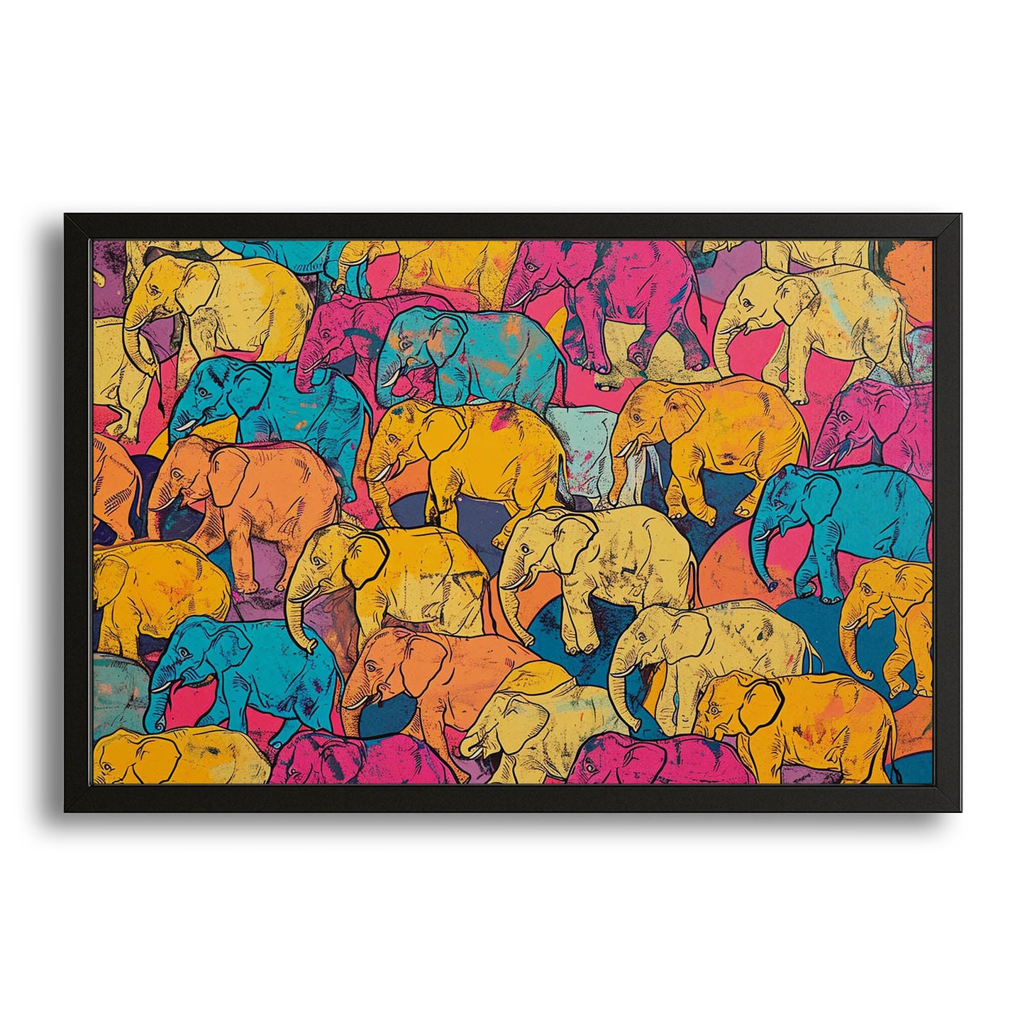 Pop Art Elephants