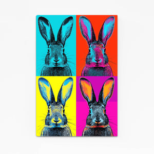 Pop Art Rabbit Canvas Art